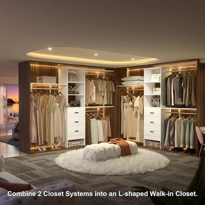 Armocity 96" Wood Closet System - Image 4