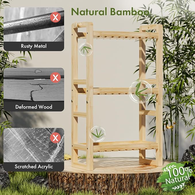 AmazerBath Bamboo Over The Toilet Storage Shelf - Image 3