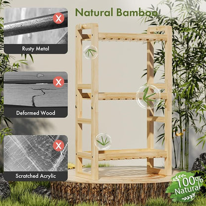 AmazerBath Bamboo Over The Toilet Storage Shelf - Image 3