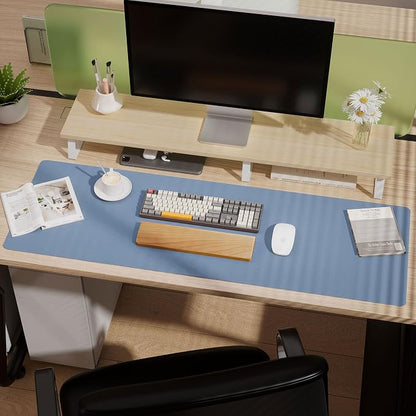 Aothia Leather Desk Pad Protector, Office Desk Mat, Large Mouse Pad, Laptop - Image 7