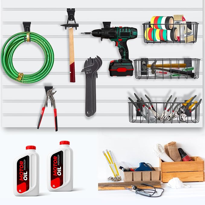 Heavy-Duty Slatwall Baskets and Hooks - Image 3