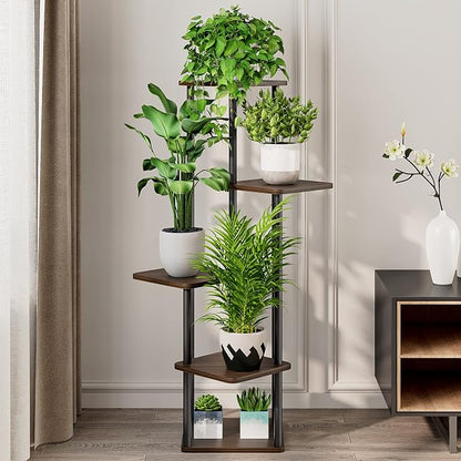 AZERPIAN Plant Stand 5 Tier Indoor Metal Flower Shelf - Image 3
