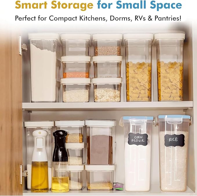 Shazo 2 Pack Small Airtight Cereal Containers Storage - Image 7