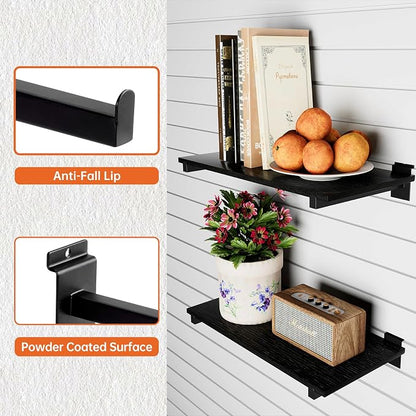Wood Slatwall Shelves, Slat Wall Shelf Slatwall Acccessory - Image 7