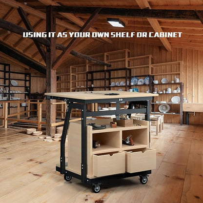 APARECIUM Panel Handler Cart and Shop Stand, Tilting Panel Cart - Image 7