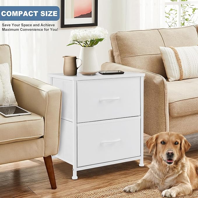 DUMOS Nightstand Small Dresser - Image 2