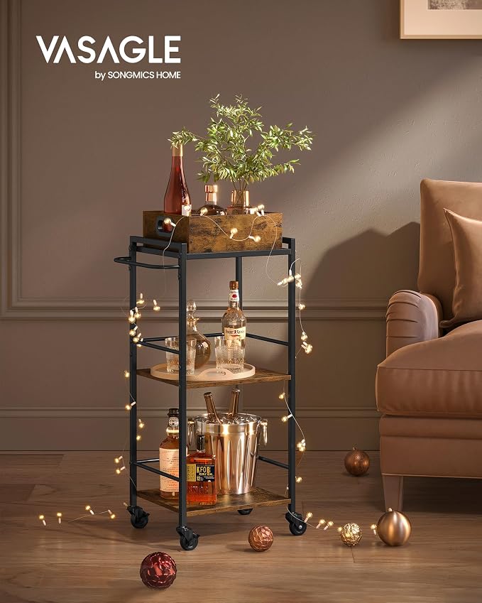 VASAGLE Kitchen Serving Cart - Image 2
