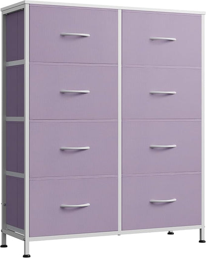 WLIVE Fabric Dresser for Bedroom, Tall Dresser by WLIVE