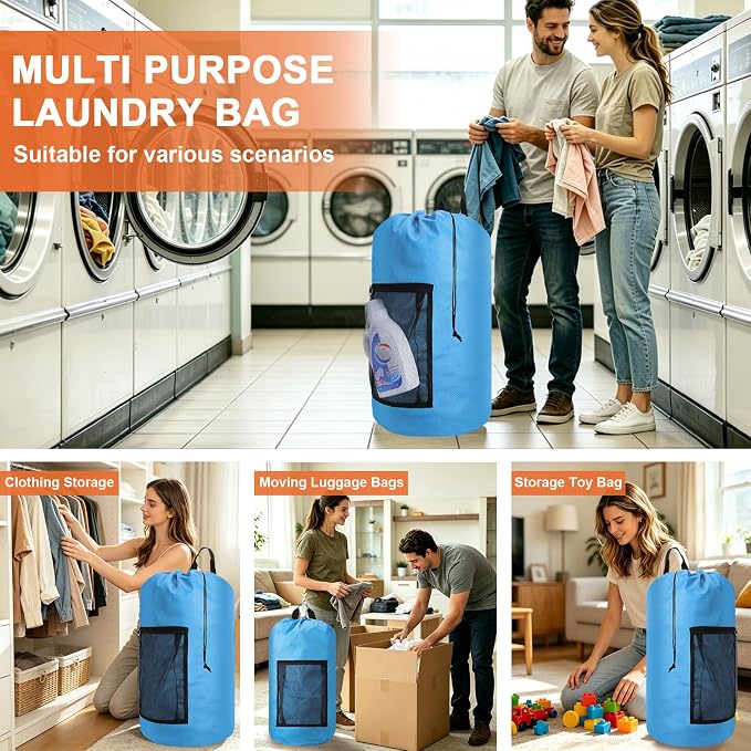 Laundry Bag Backpack Durable Laundry Bag - Image 5
