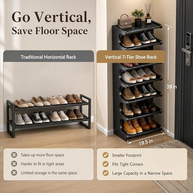 39" Bamboo Shoe Rack - Image 5