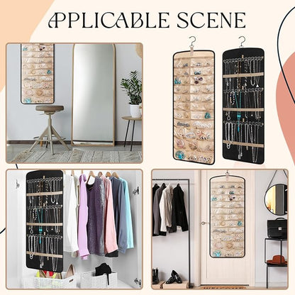 2 Pack Hanging Jewelry Organizer Storage - Image 6
