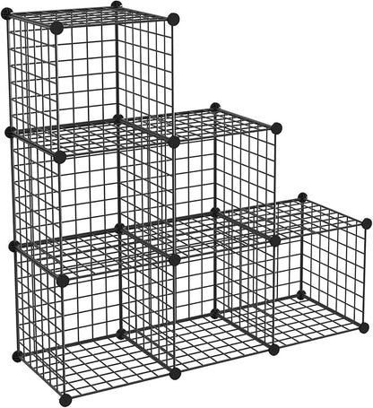HUBSON Wire Cube Storage Organizer, Book/Toy/Craft/Potted Plants and petCloset by HUBSON