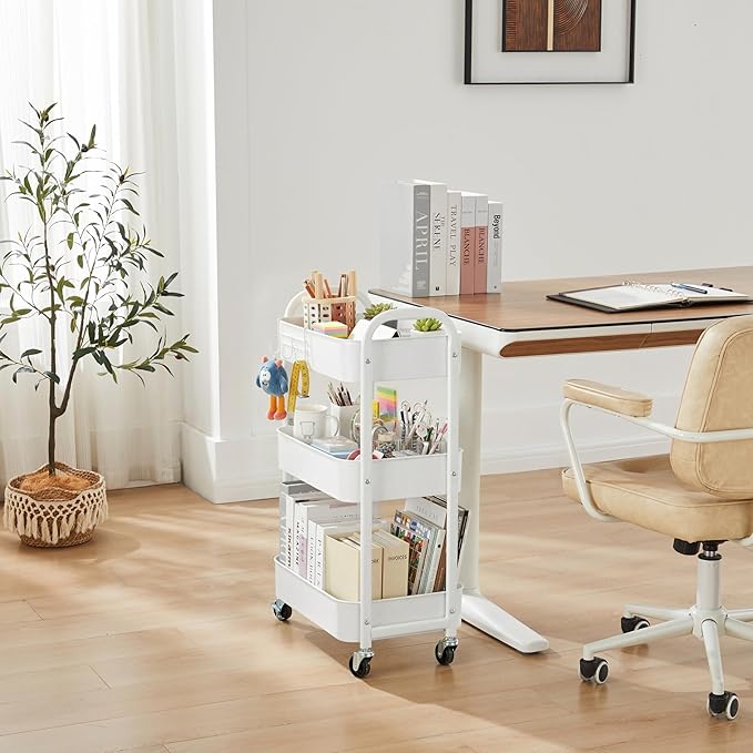 MAX Houser 3-Tier Rolling Utility Cart - Image 6