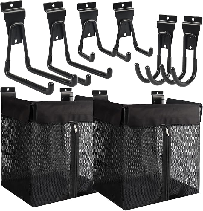 8 Pcs Slatwall Baskets Kit, Slatwall Accessories by CraftyourworldwithUs