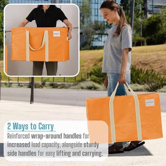 VENO 10 Pack Moving Bags, Heavy Duty, Moving Boxes Alternative, Packing Storage - Image 6