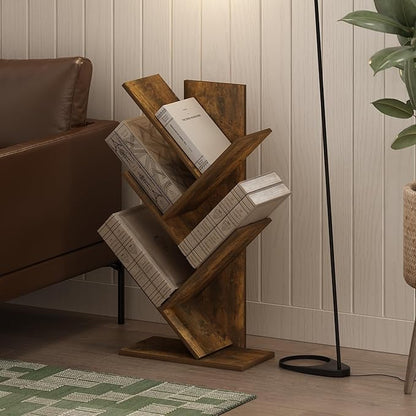 Furinno Tree Book Shelf, 5-Tier Bookshelf, Tree Bookcase - Image 2