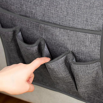 FLYILY Sofa Armrest Organizer Non-Slip Arm Chair Hanging Caddy Remote Control - Image 3