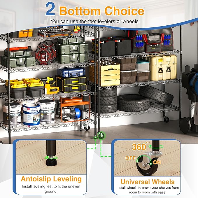 BestOffice | 6-Tier Wire Shelf - Image 3