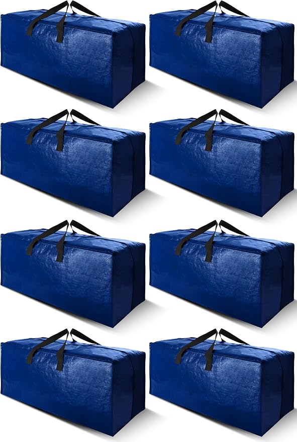 Cosy Family 8 Pack Heavy Duty Extra Large Moving Bags by Cosy+Family