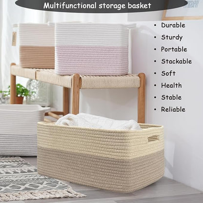 COMFY-HOMI 2 pcs Large Storage Baskets - Image 5