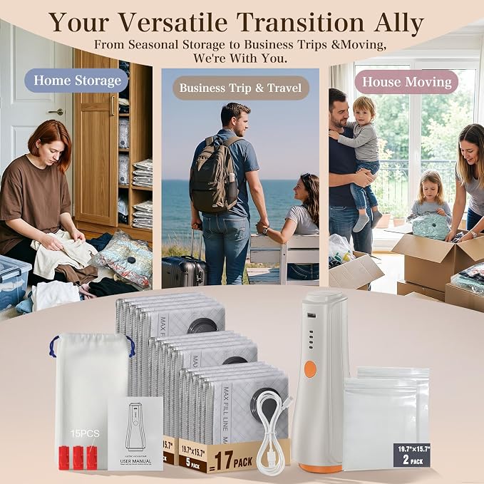 QcoQce Vacuum Storage Bags - Image 8