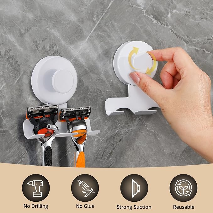 Suction Cup Razor and Shaver Holder - Image 5