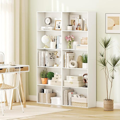 Giantex 5-Tier Bookshelf, Freestanding Bookcase - Image 7