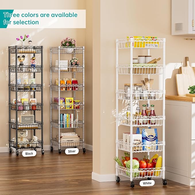 SINGAYE Shelf 6 Tier Wire Shelving Unit - Image 4