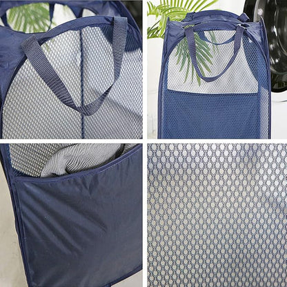 2 pop-up Laundry Hamper, Foldable mesh Laundry Baskets - Image 6
