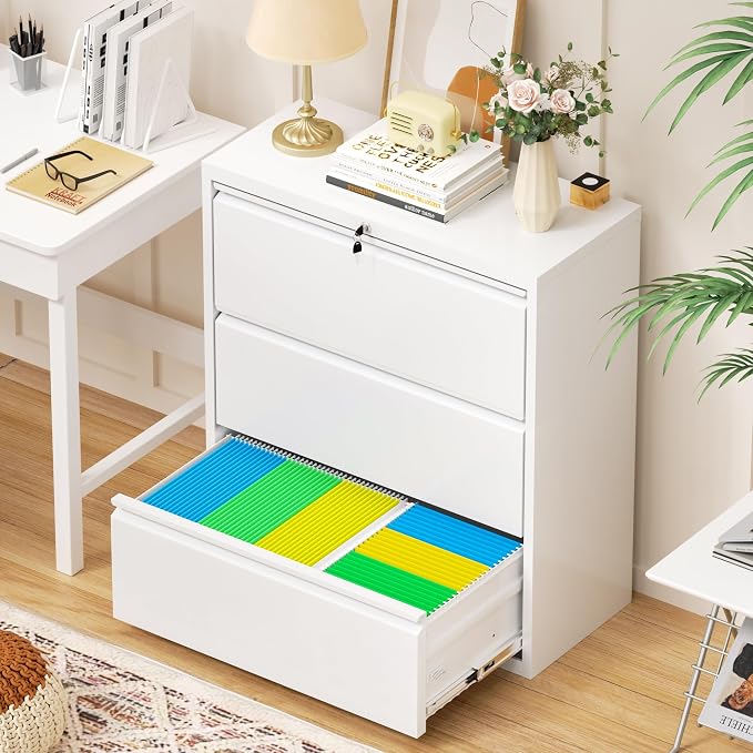 Bonusall 3 Drawer Lateral File Cabinet - Image 6