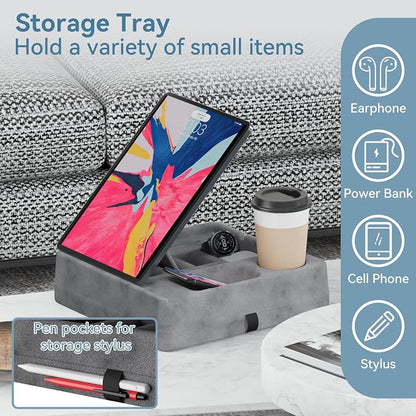 Tablet Pillow Stand with Storage - Image 5