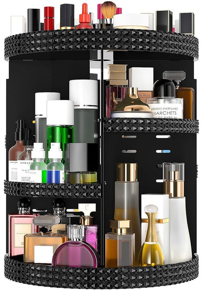 360 Degree Rotating Makeup Organizer by HEMTROY