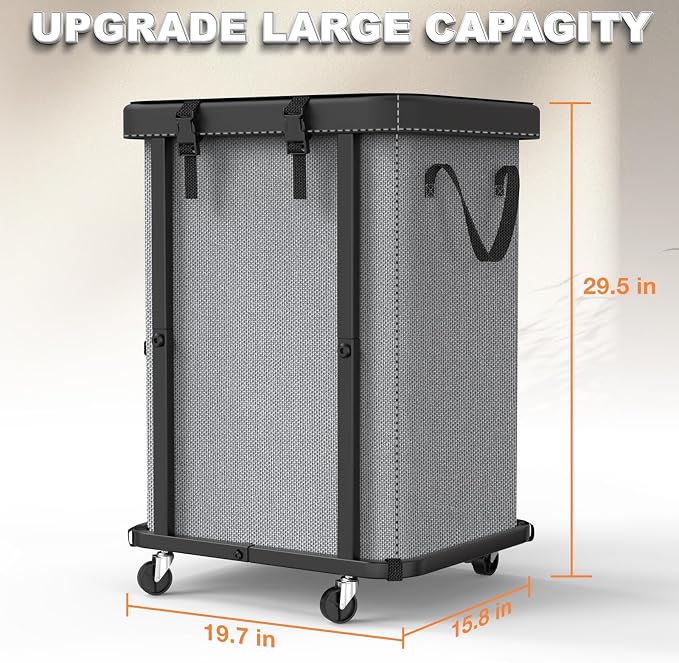 150L Large Fashion Laundry Basket - Image 6
