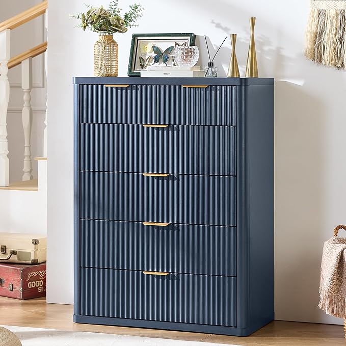 LEYAOYAO Fluted 6 Drawers Dresser - Image 8