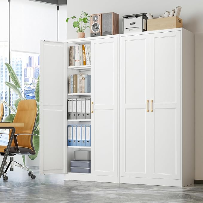 71"Tall Metal Kitchen Pantry Storage Cabinet - Image 6