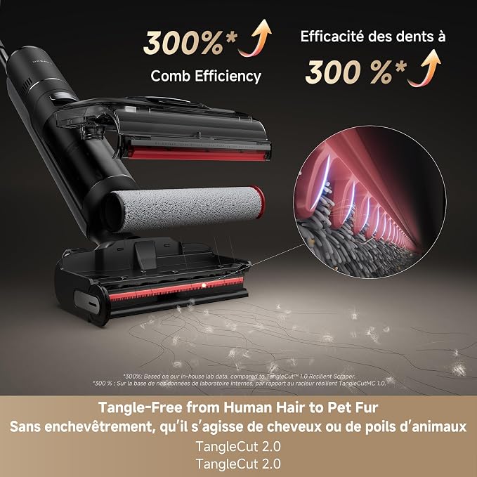 DREAME H15 Pro CarpetFlex Cordless Vacuum Mop, Wet Dry Vacuum Cleaner - Image 3
