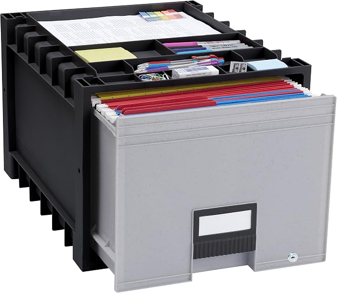 Storex Plastic Archive Storage Drawer by Storex
