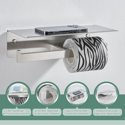 APLusee Double Toilet Paper Holder - Image 4