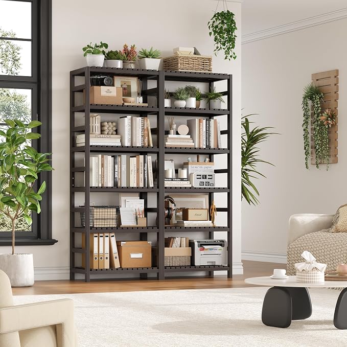 FOTOSOK 6-Tier Bamboo Shelf - Image 2