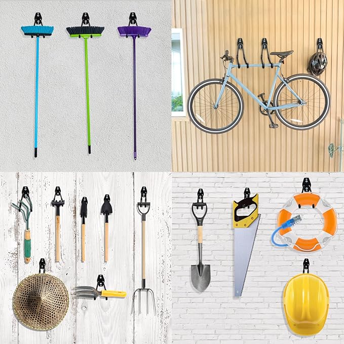 12 Pack Garage Hooks Heavy Duty Utility Steel - Image 7