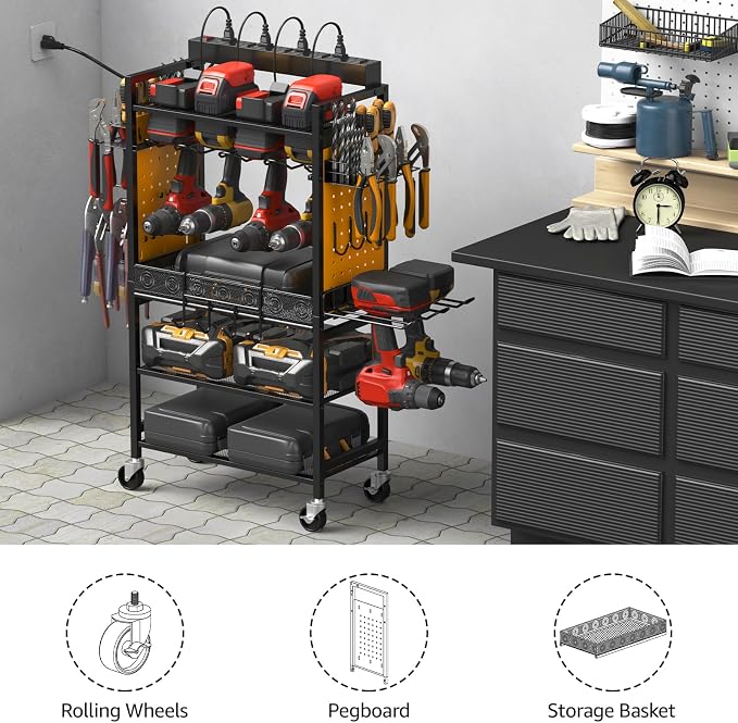 CCCEI Power Tool Organizer Cart - Image 4