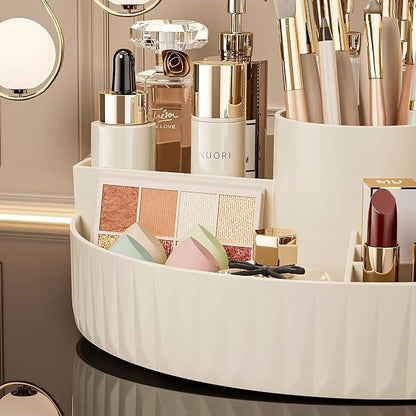 Azurphoric 360° Rotating Makeup Organizer | Large Capacity Multi-Compartment - Image 6