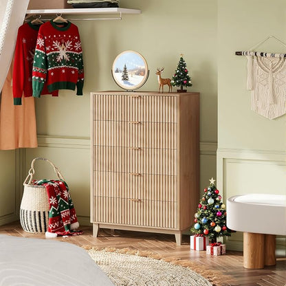 WLIVE Fluted Dresser for Bedroom - Image 2
