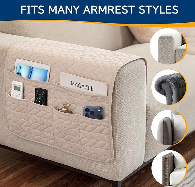 Remote Control Holder for Armchair, Couch Caddy Organizer TV Remote Holder for - Image 5
