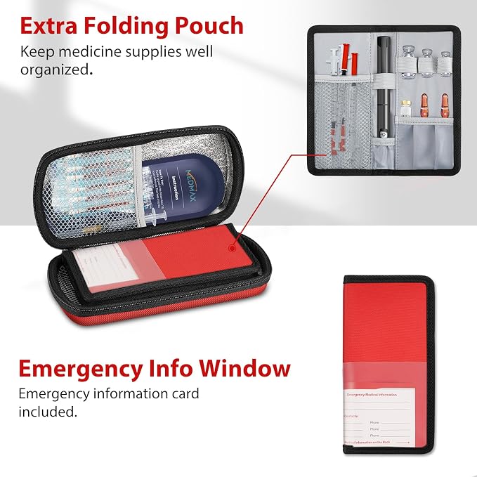Hard Shell Insulin Cooler Travel Case - Image 3