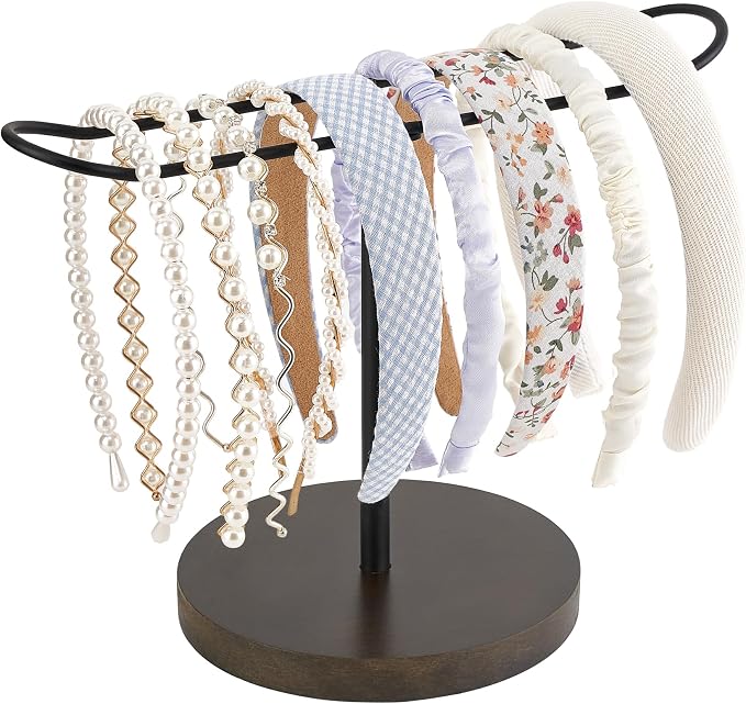 Dahey Headband Holder Metal Headband Organizer Hair Hoop Display Stand by Dahey