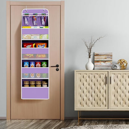 Univivi 5-Shelf Fabric Door Storage Over Door Hanging Organizer - Image 6