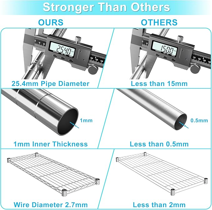 Auslar 3-Tier Storage Shelves - Image 4