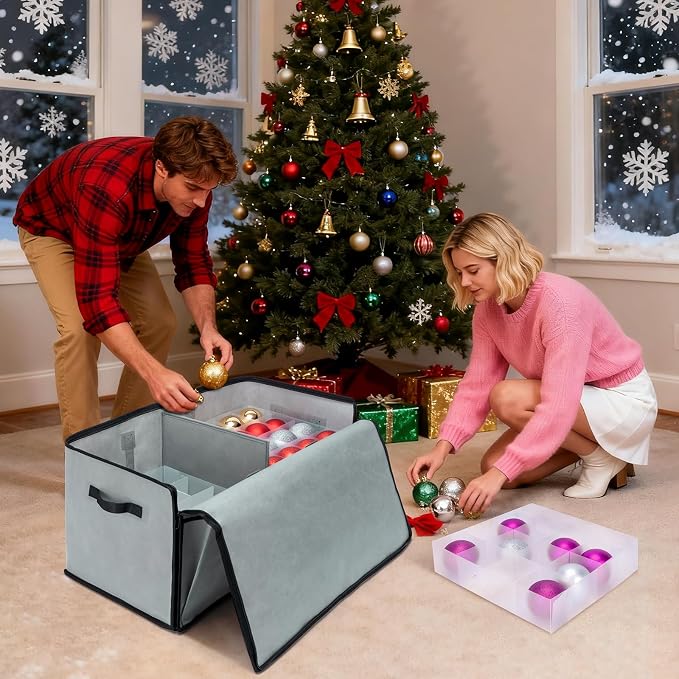 BALEINE Christmas Ornament Storage Box - Image 6