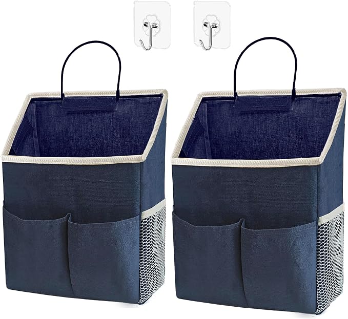 2pcs Wall Hanging Storage Bag, Wall Hanging Organizer Bags by Someteth